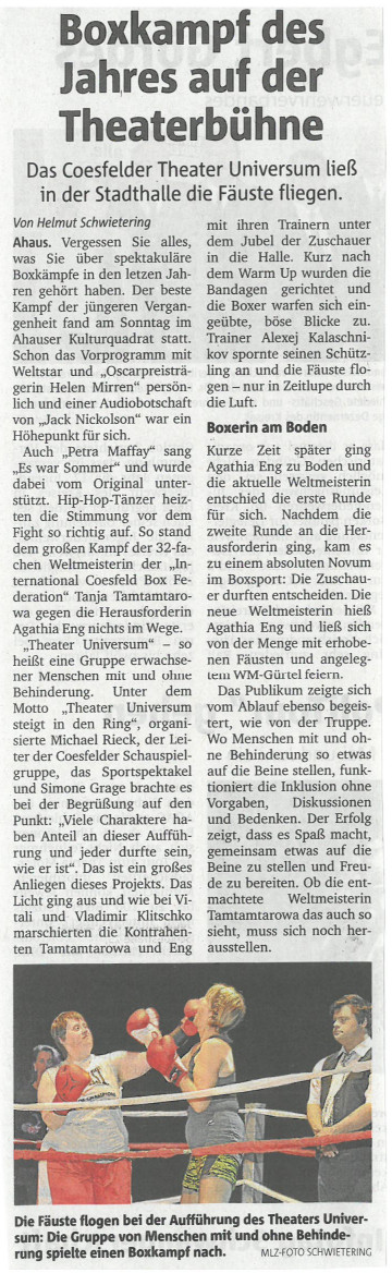 Bericht Münsterland Zeitung